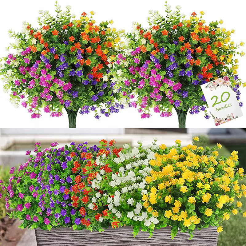 Plante artificielle d'eucalyptus pour un festival de mariage