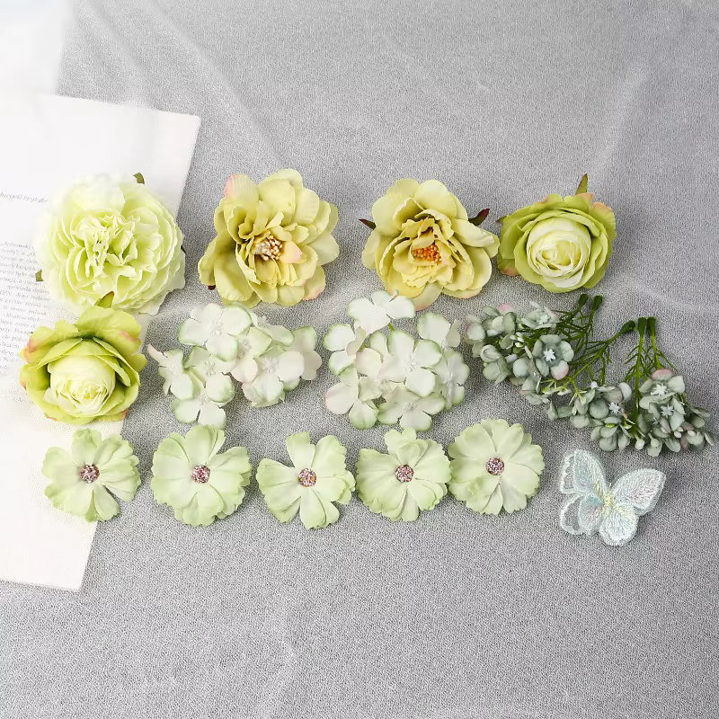 Fleurs artificielles en rose pour la décoration de la maison