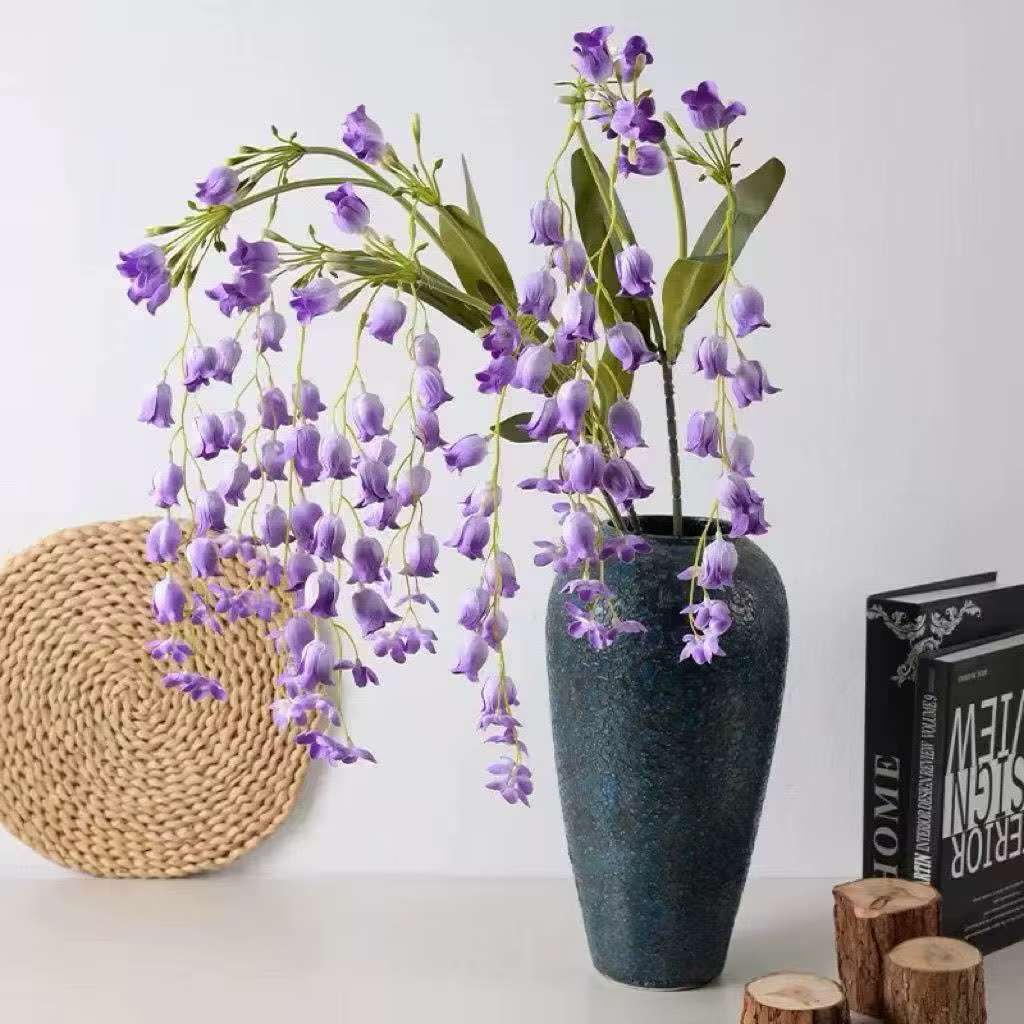 Lot de 10 fleurs artificielles de muguet