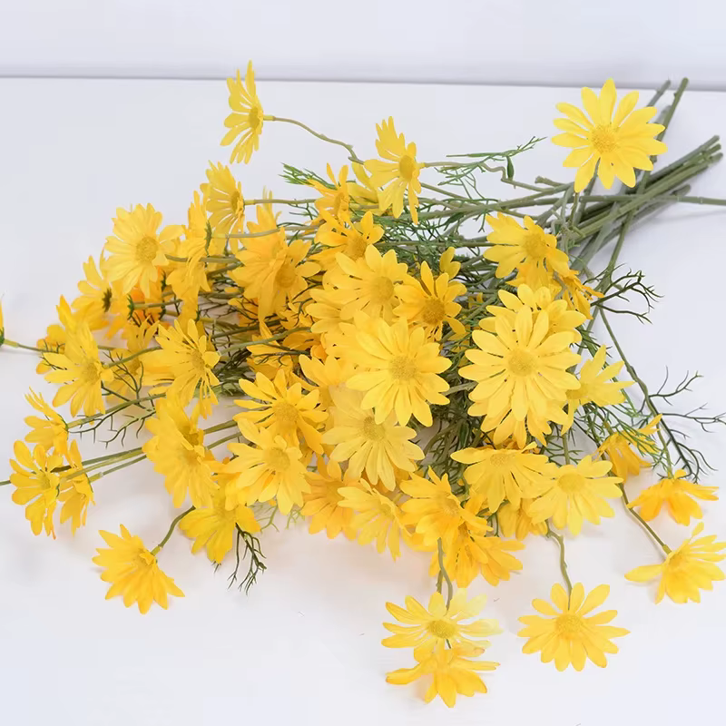 Fleur de simulation de chrysanthème néerlandais