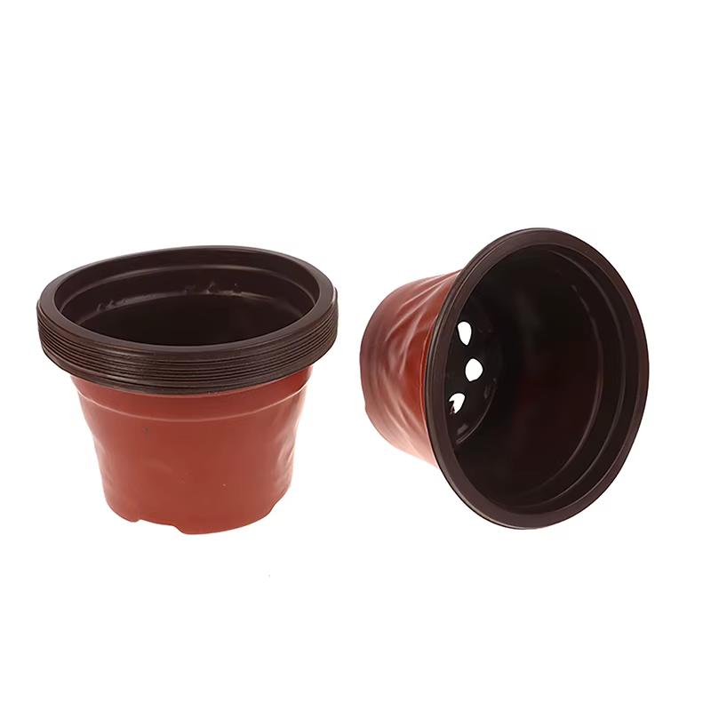 Pot de fleurs en plastique pour culture de plantes succulentes