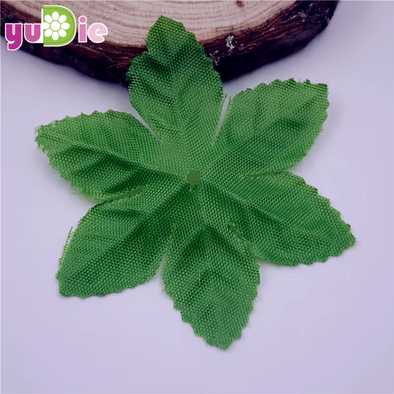 InjGreen-Feuilles Artificielles Faux Cuir oral elu pour Décoration de Mariage