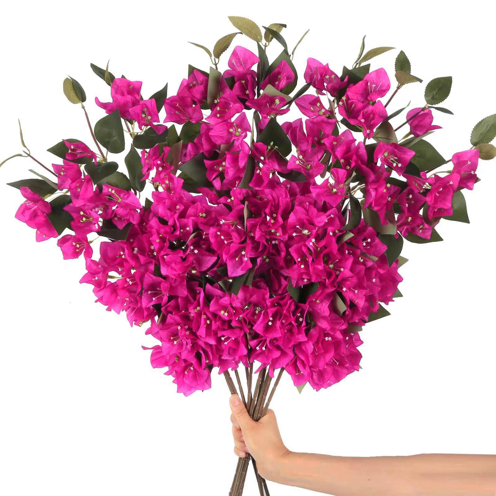 Fleur artificielle Bougainvillea vignes Branches fausses plantes longue tige