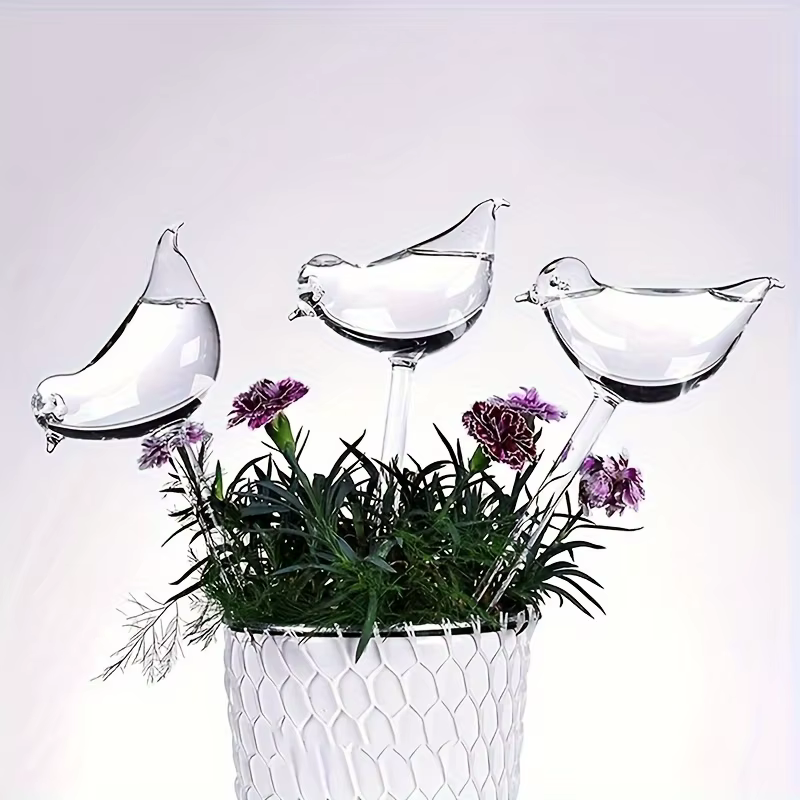 Globes d'arrosage automatique en forme d'oiseau