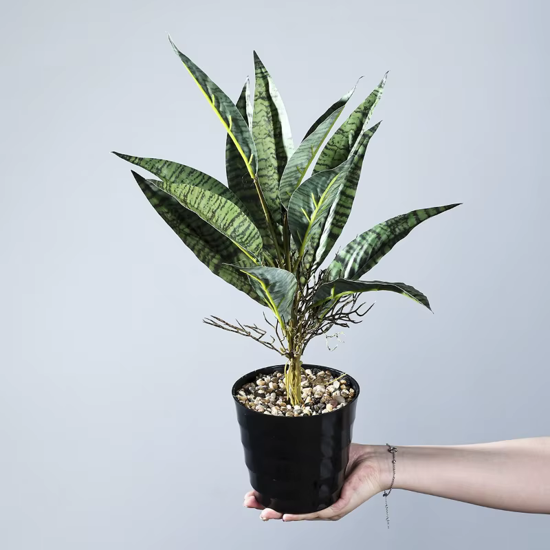 5 pièces de plantes artificielles en plastique