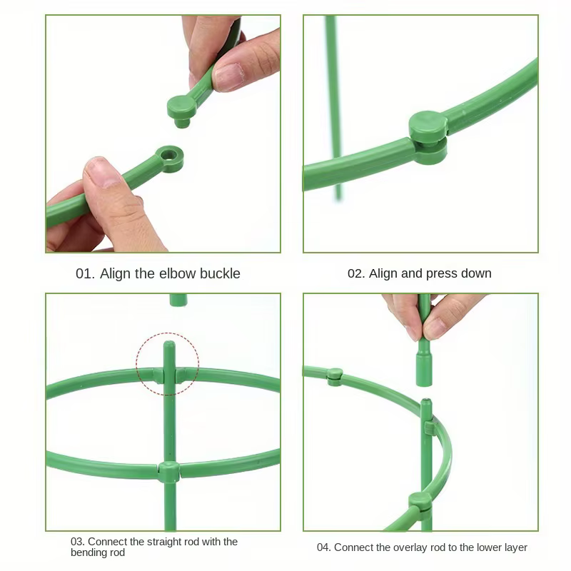 Support de plante en treillis pour le jardin