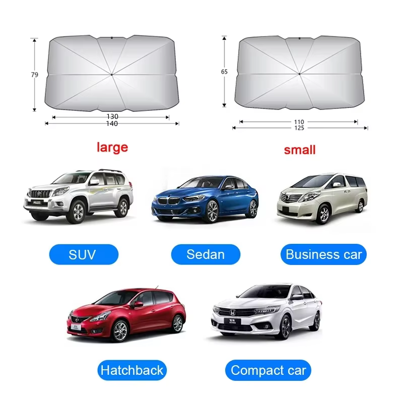 Pare-soleil de voiture, pare-soleil de voiture, Parasol d'été, intérieur de pare-brise, accessoires de Protection pour ombrage automobile, nouveau