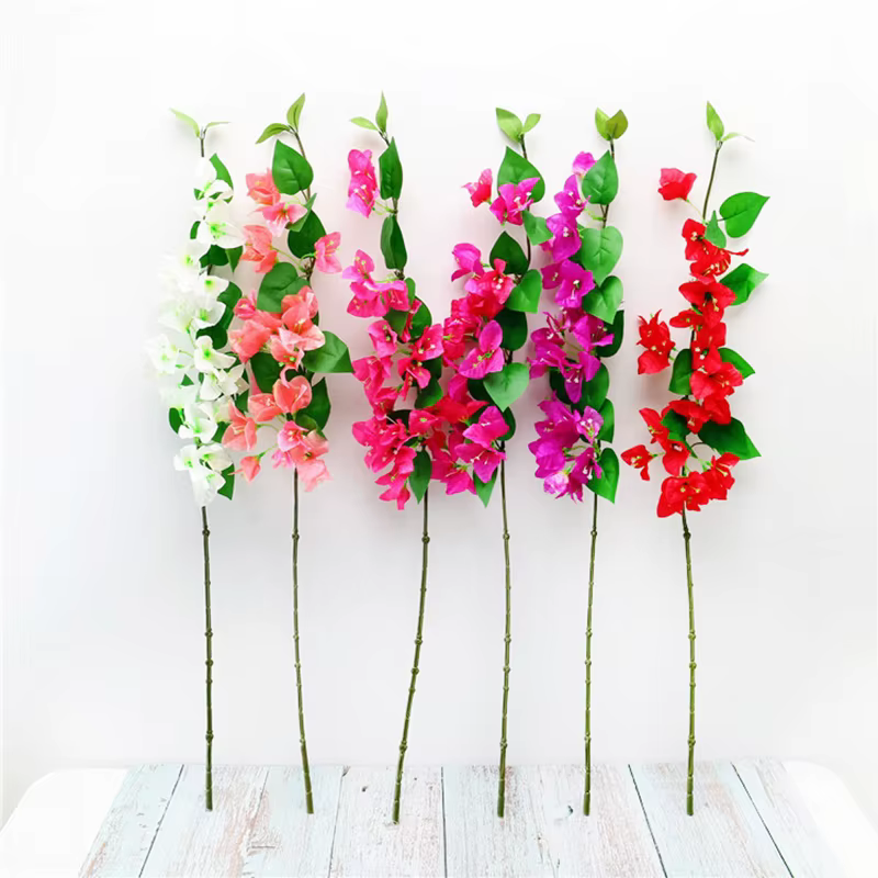 InjFake-Branche de fleurs artificielles décoratives