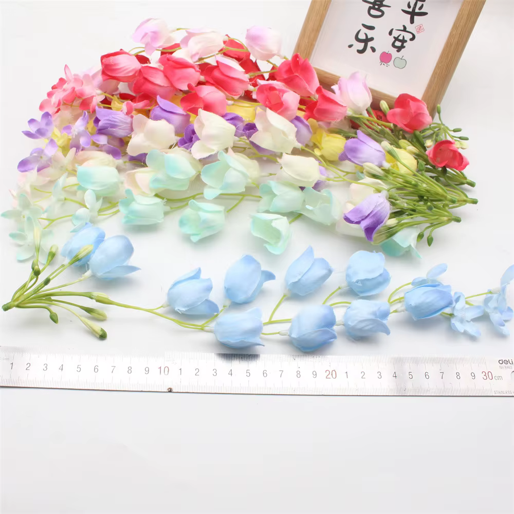 Lot de 10 fleurs artificielles de muguet