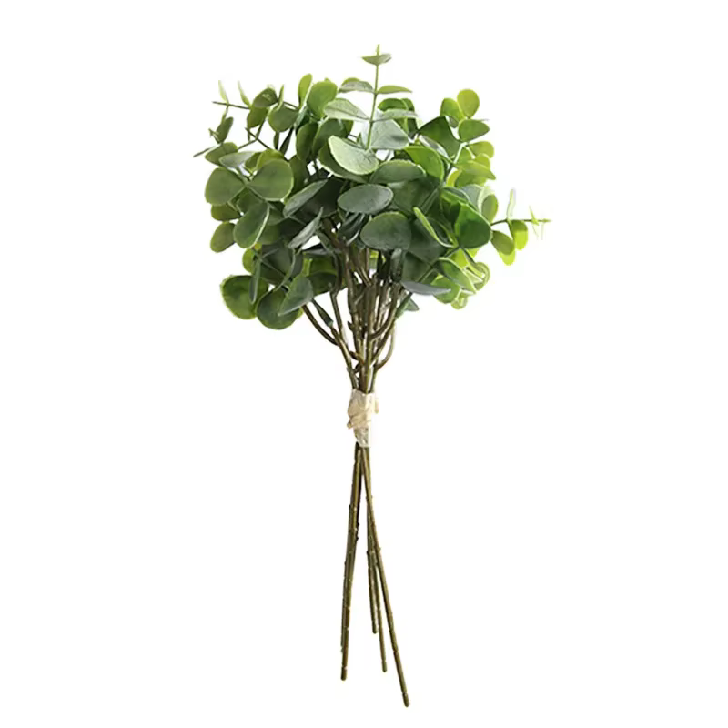 Bouquet de feuilles d'eucalyptus artificielles fait à la main