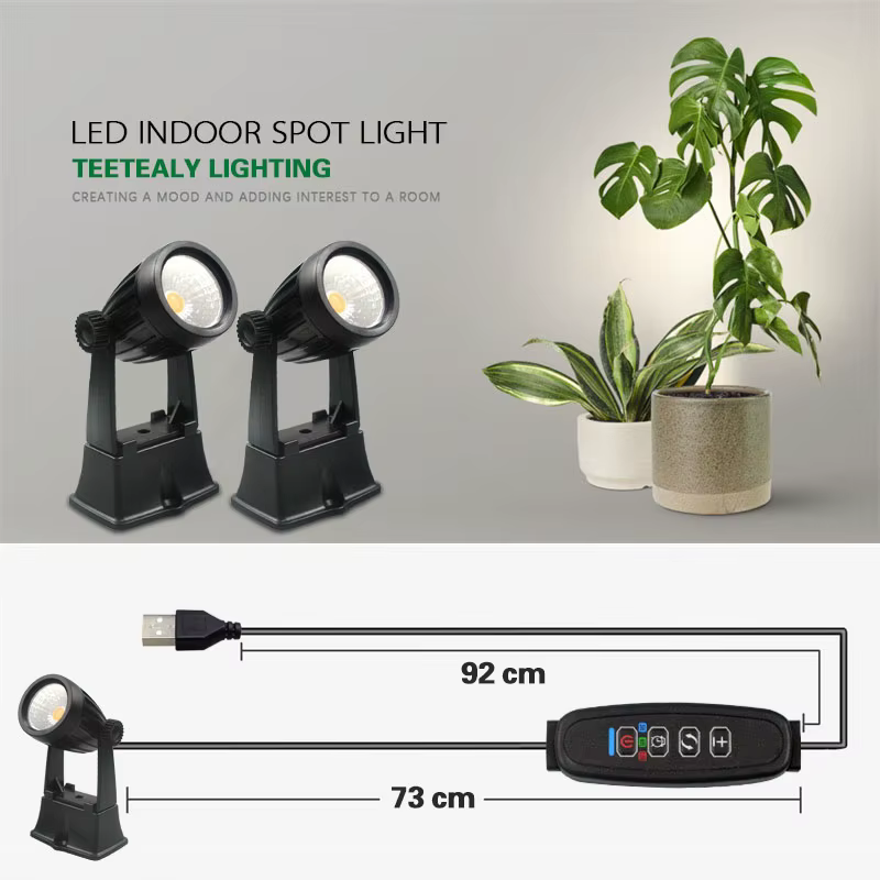Spot LED USB pour plantes d'intérieur