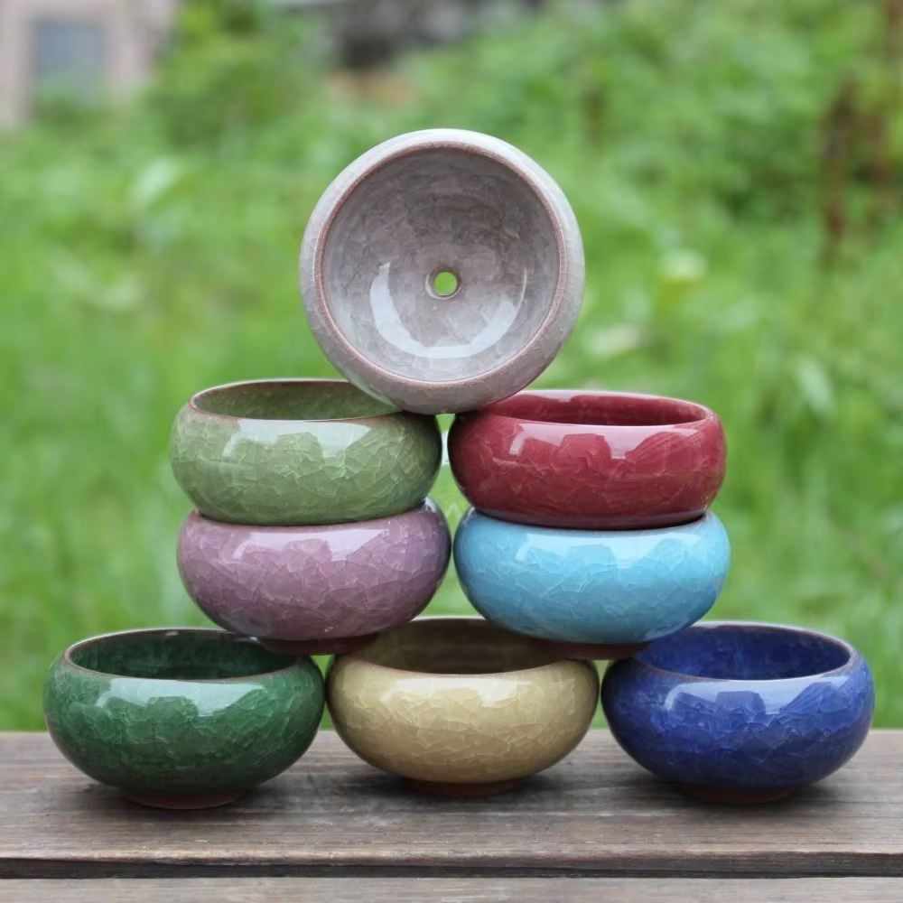 Pots de fleurs en céramique