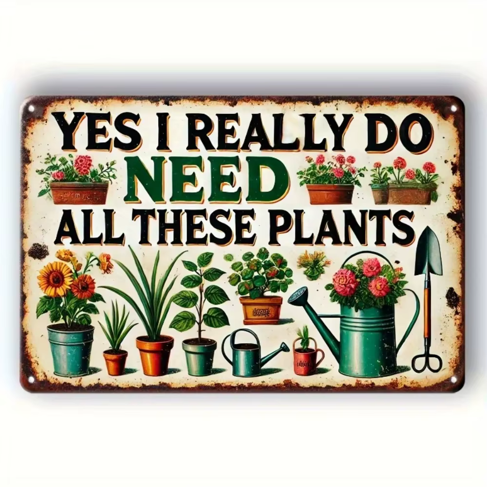 HomePlantProDecor Panneau rustique "Yes