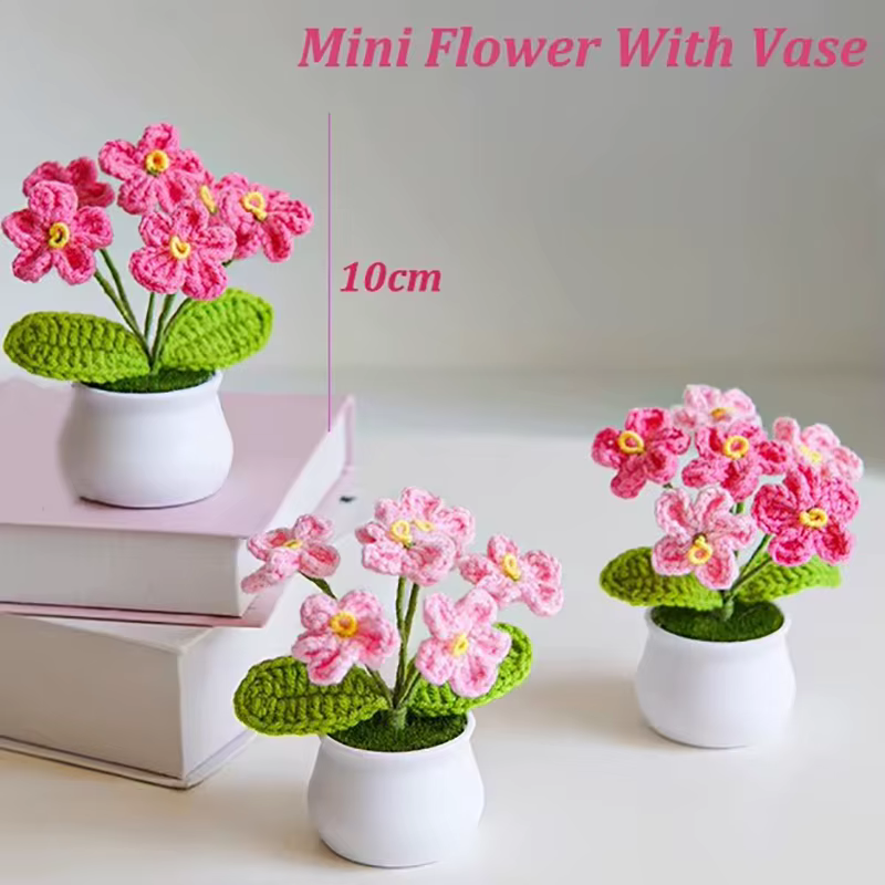 InjFlowers-Fausses Fleurs Artificielles Bleues pour Vase