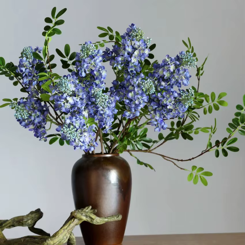 Fleurs artificielles en Latex lilas