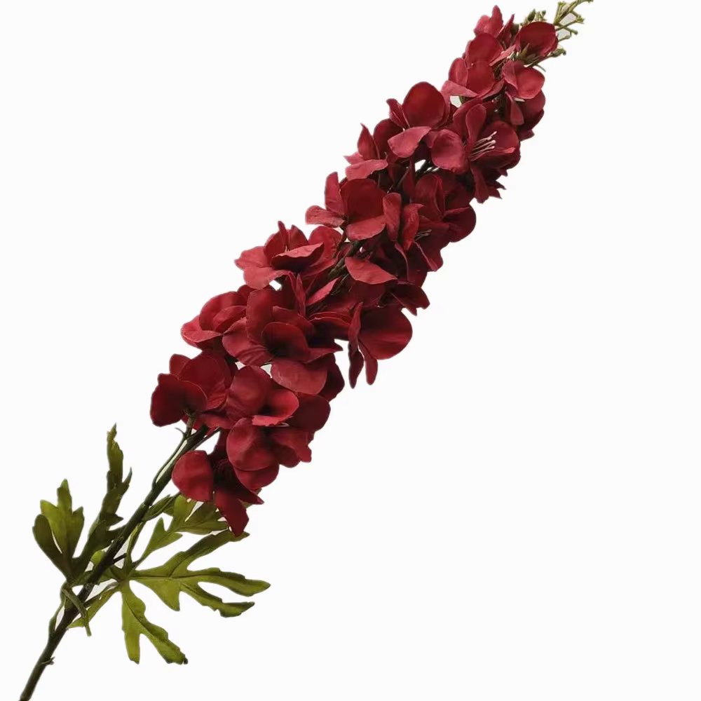 Une grande fleur artificielle en soie Delphinium