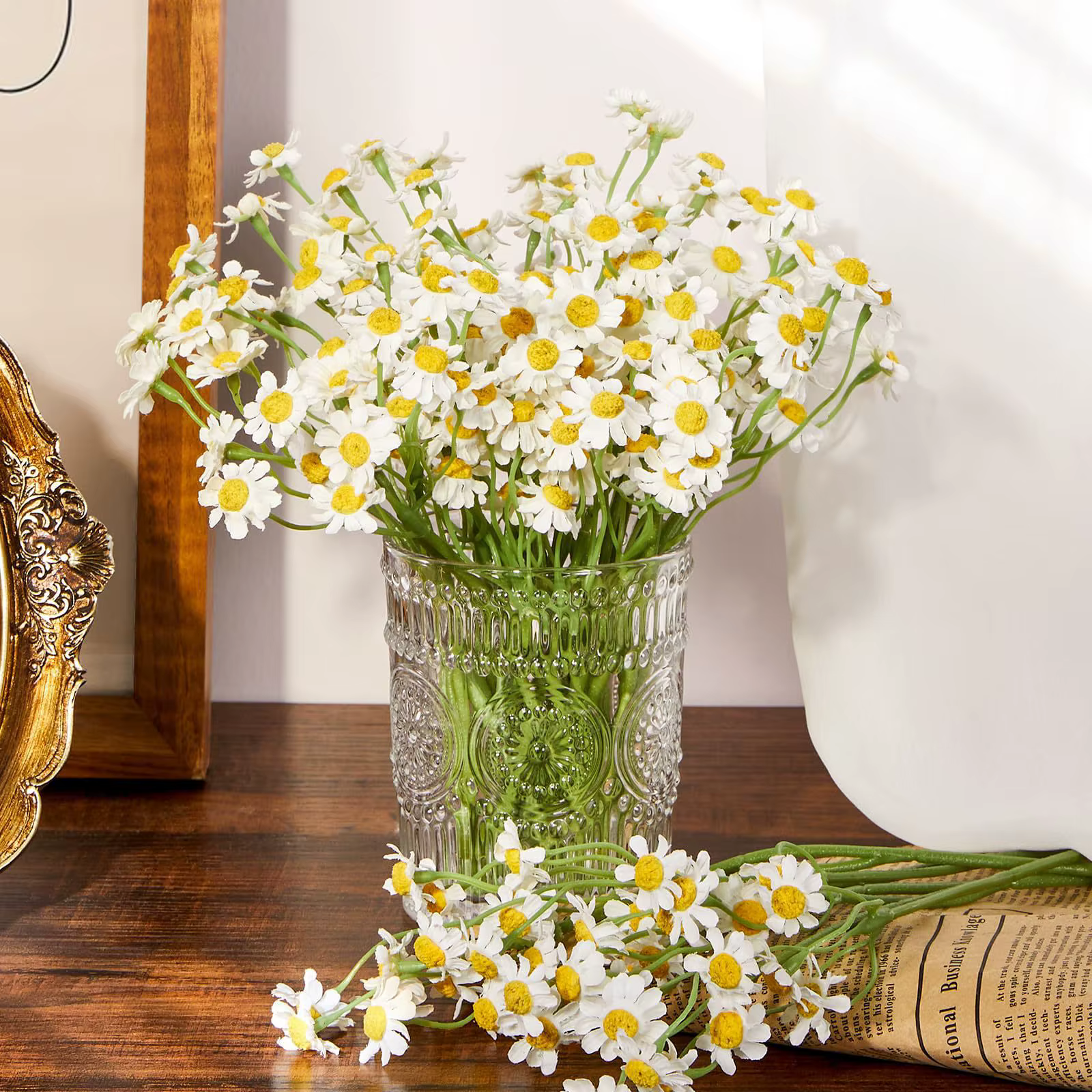Petite fleur artificielle en soie