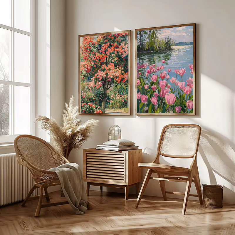 Spring Academy Wind Plant Flowers Destroy Isies Poster