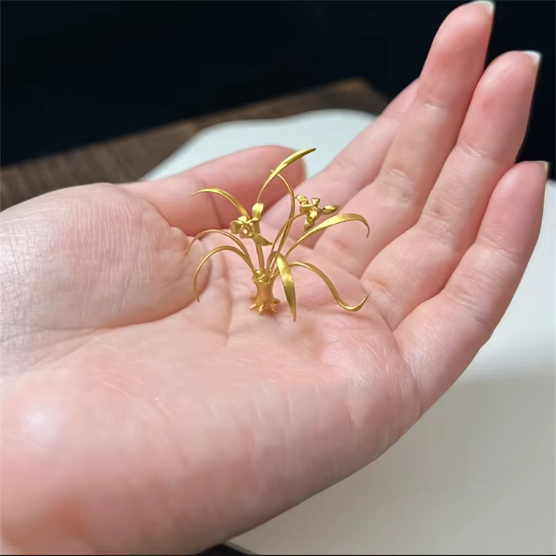 1 pièce d'ornement élégant et polyvalent en forme d'orchidée