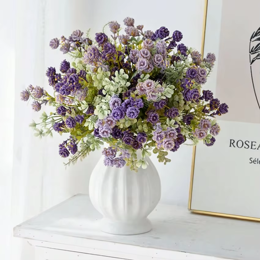 Soie Fleur Artificielle De Mariage Maison Chambre Décor Nuptiale Sala Salle Extérieure Distinctive Bouquet De Mariée Vase Jolie Photographie Prop