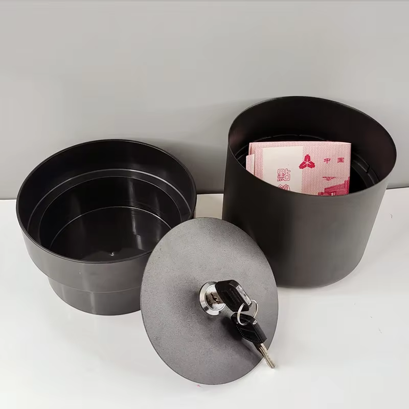 Grand pot de fleurs avec coffre-fort dissimulé - Cachette secrète pour argent