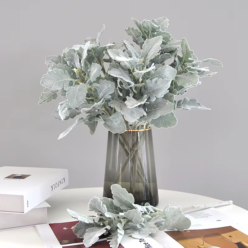 HprognSilver-Plantes vertes artificielles pour la décoration de la maison