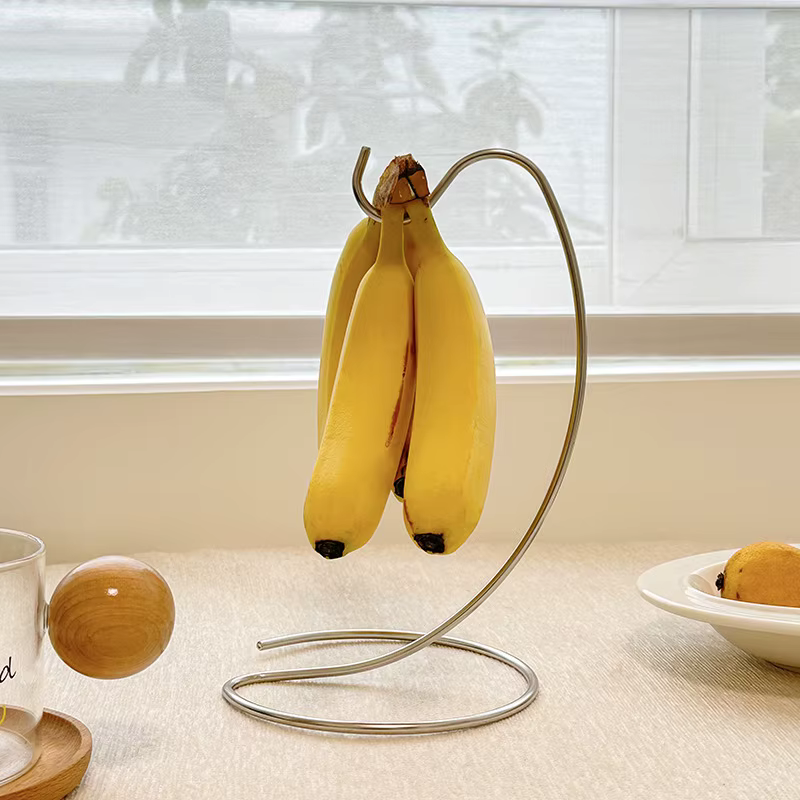 Support de banane pour garder la banane fraîche, support moderne, crochet d'arbre pour comptoir de cuisine, Gadget de cuisine mignon