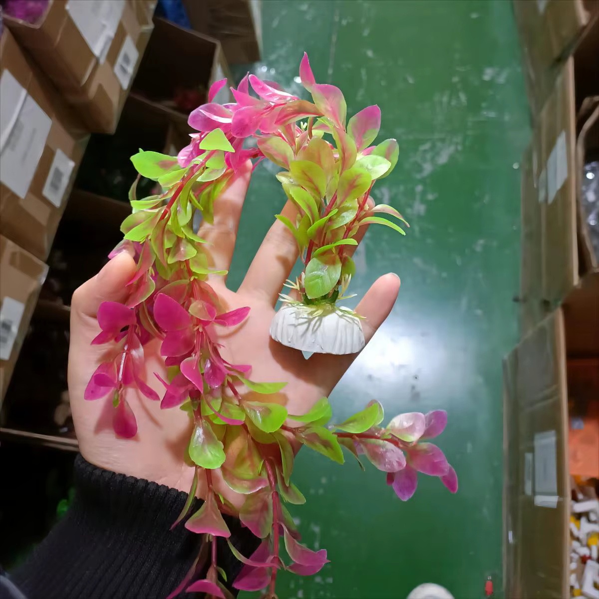 Plantes Artificielles de Décoration d'Aquarium