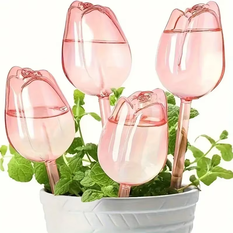 Boules d'arrosage pour plantes tulipes roses de jardin
