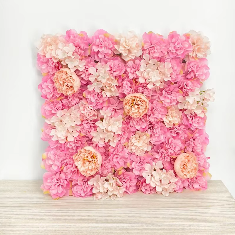 Boule de fleurs de pivoine artificielle brodée