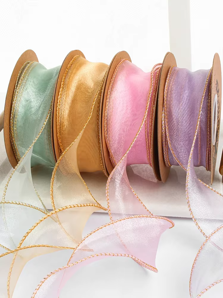 Ruban Sirène à Bord localité de 1.6 Pouces, Emballage de Fleurs, Décoration de Boîte-Cadeau, Accessoires de Cheveux Faits à la Main, DIY