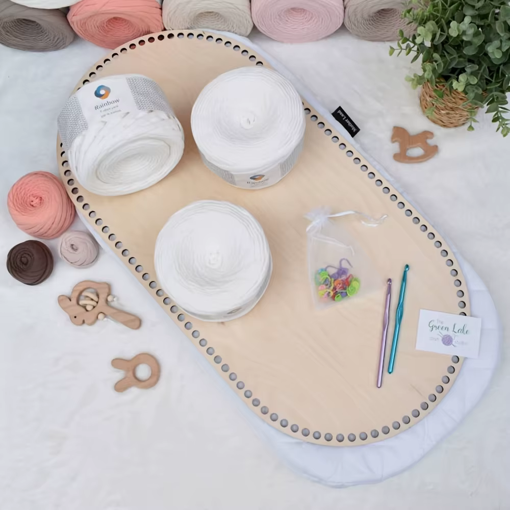 Grande base en bois pour panier de Moïse