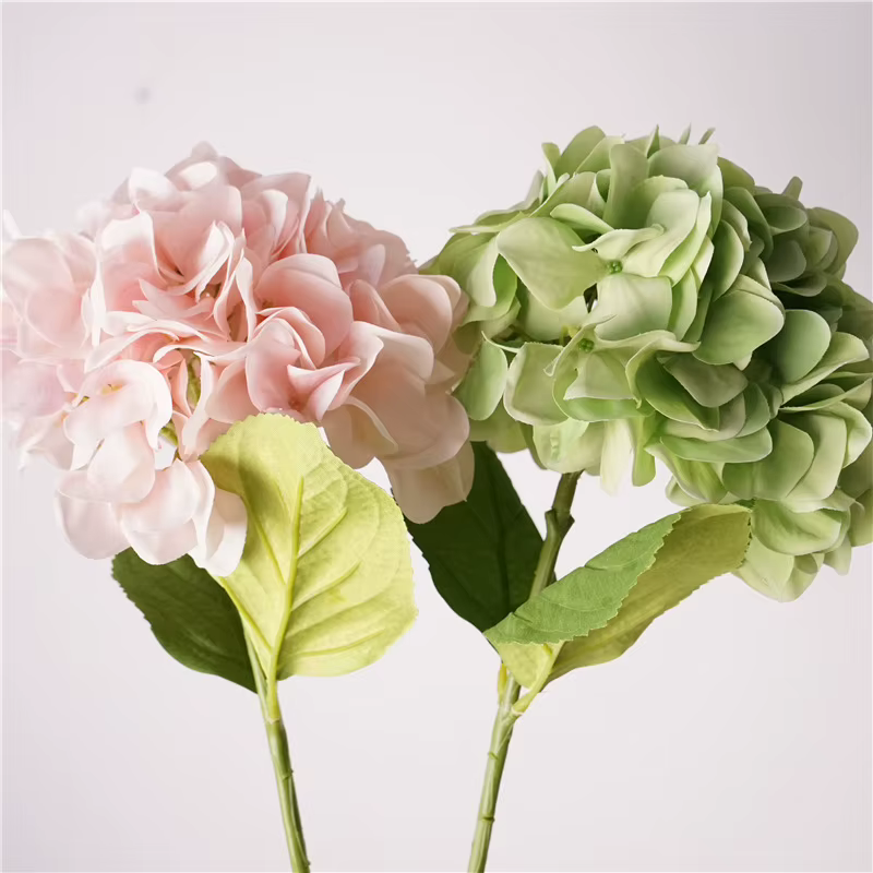 3 pièces fleurs artificielles d'hortensia d'été sans fin pour cérémonie de mariage Bouquet de mariée fausses