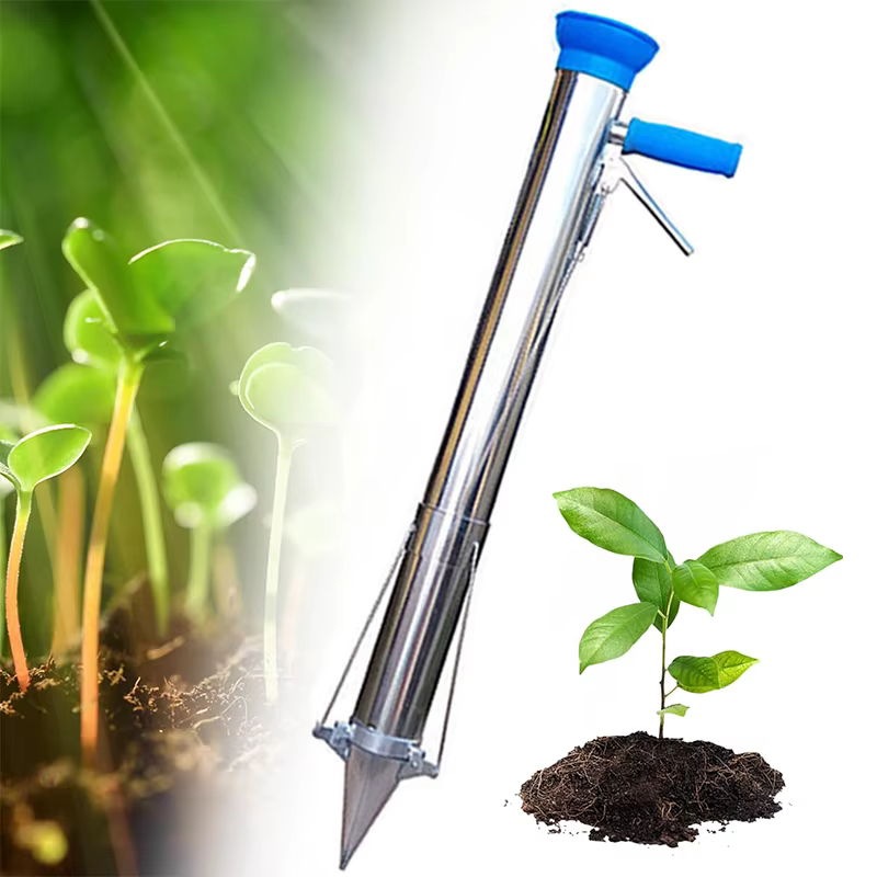 Transplanteur de semis en acier inoxydable