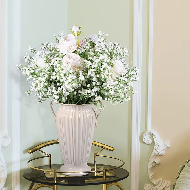 1 pièce de fleurs artificielles Gypsophila de 63 cm