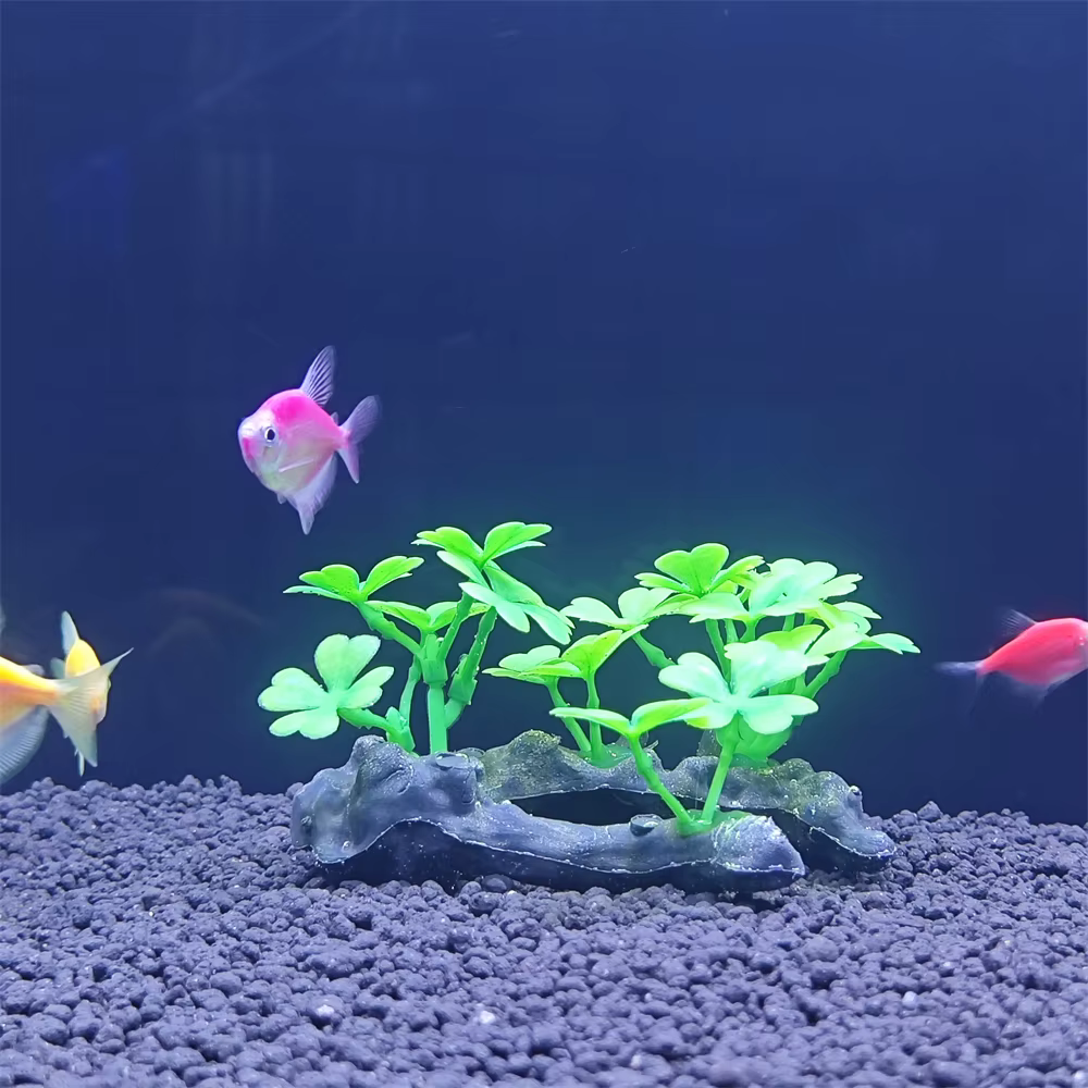 Plante de simulation d'aquarium en plastique