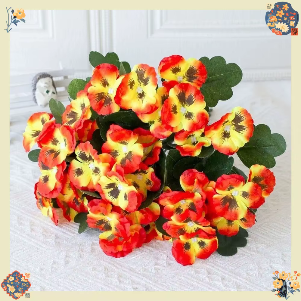 Fleurs artificielles stabilisées à tige unique