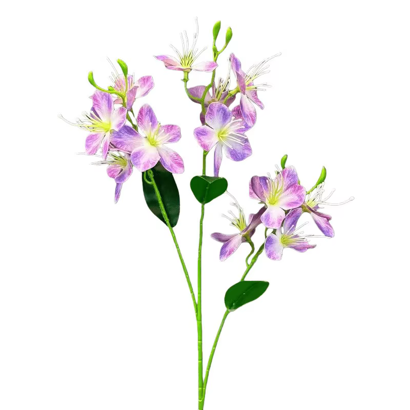 10 pièces de fleurs artificielles en soie de jasmin