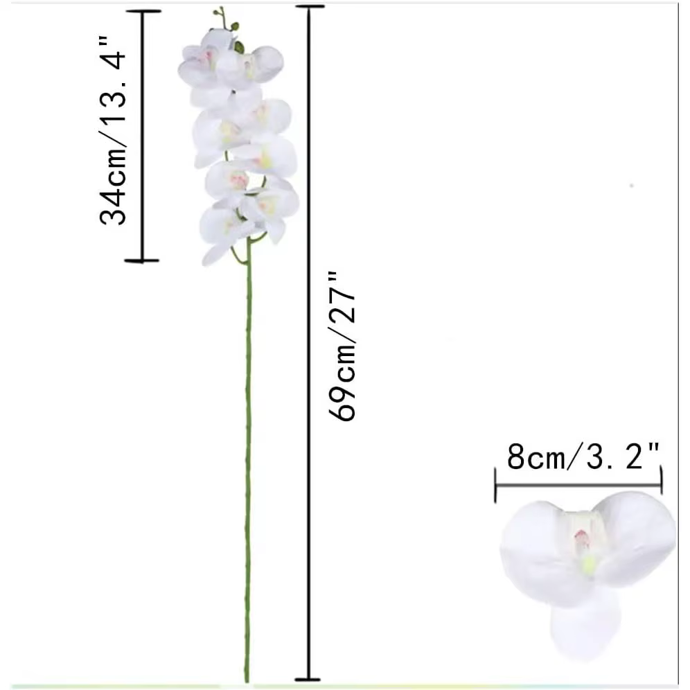 70 cm orchidée Phalaenopsis fausses fleurs