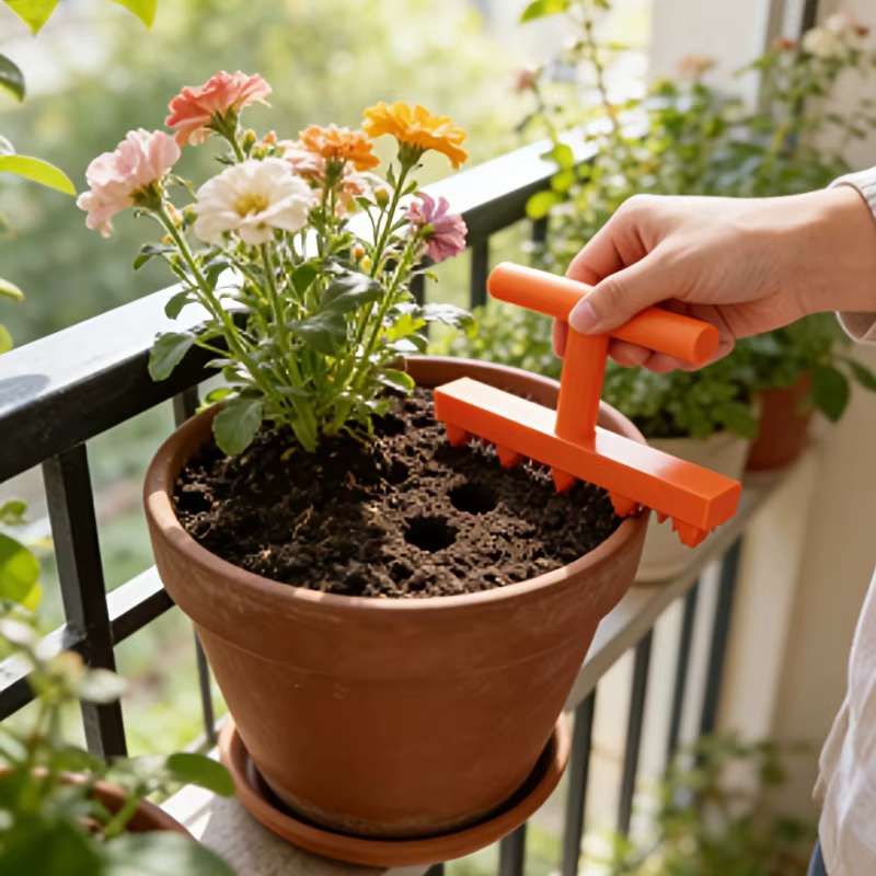 Dispositif de semis multi-trous portatif pour le jardinage, adapté à la semence, à la coupe, à la culture des semis et aux plants.