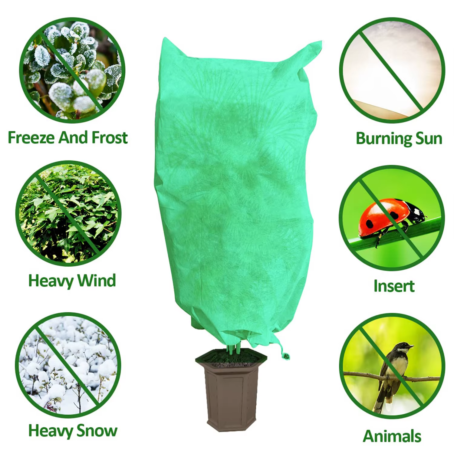 Couverture de Protection pour plantes d'hiver