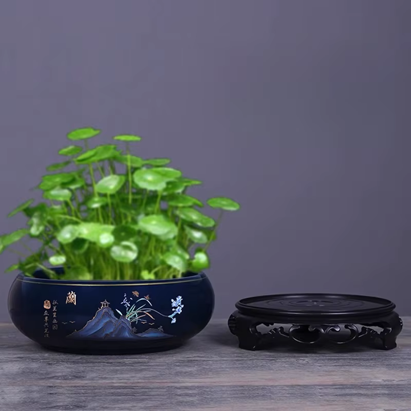 Pot de fleur hydroponique en céramique de Style chinois créatif