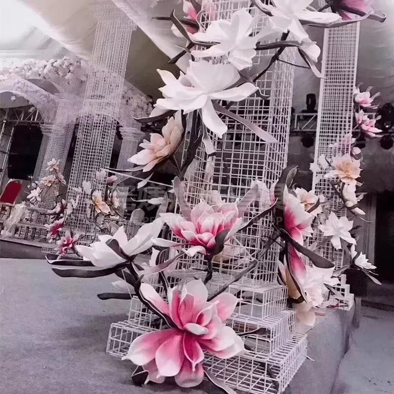 Fleurs Artificielles en Mousse de Magnolia pour Mariage