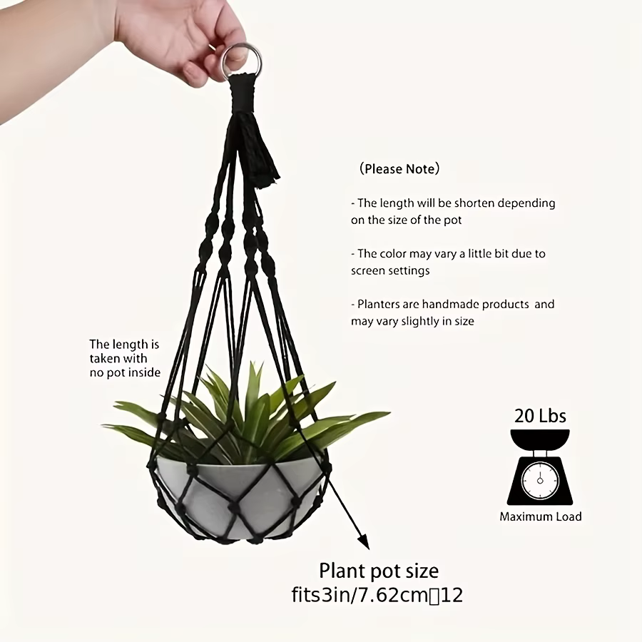 Cintres pour plantes bohème