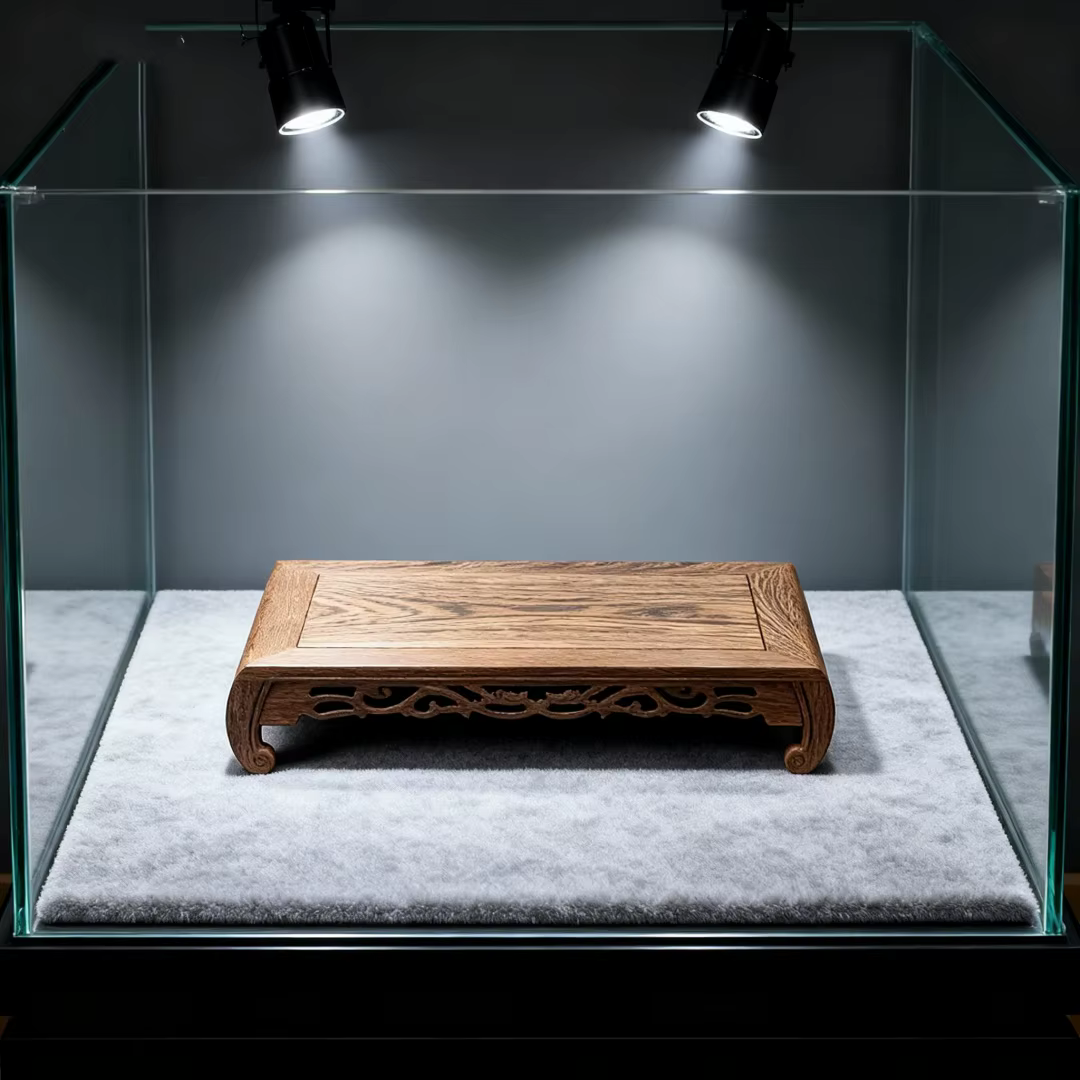 Base de support pour plantes en bois