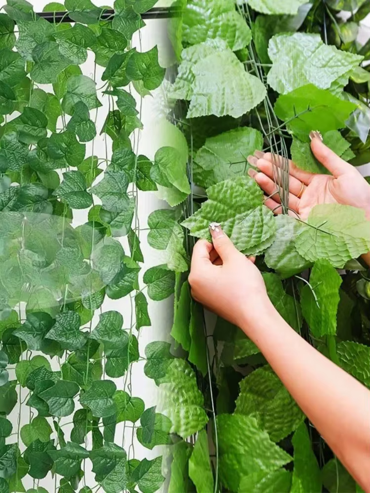 Guirxiété artificielle de feuilles de faux lierre