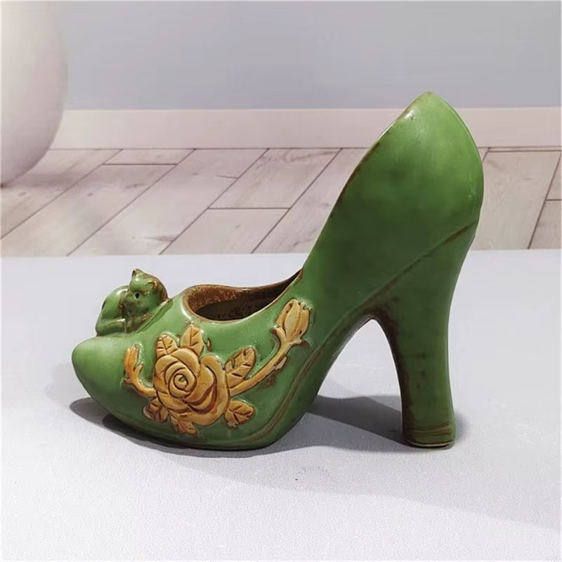 Adorable jardinière dessin animé en céramique pour plantes succulentes petites