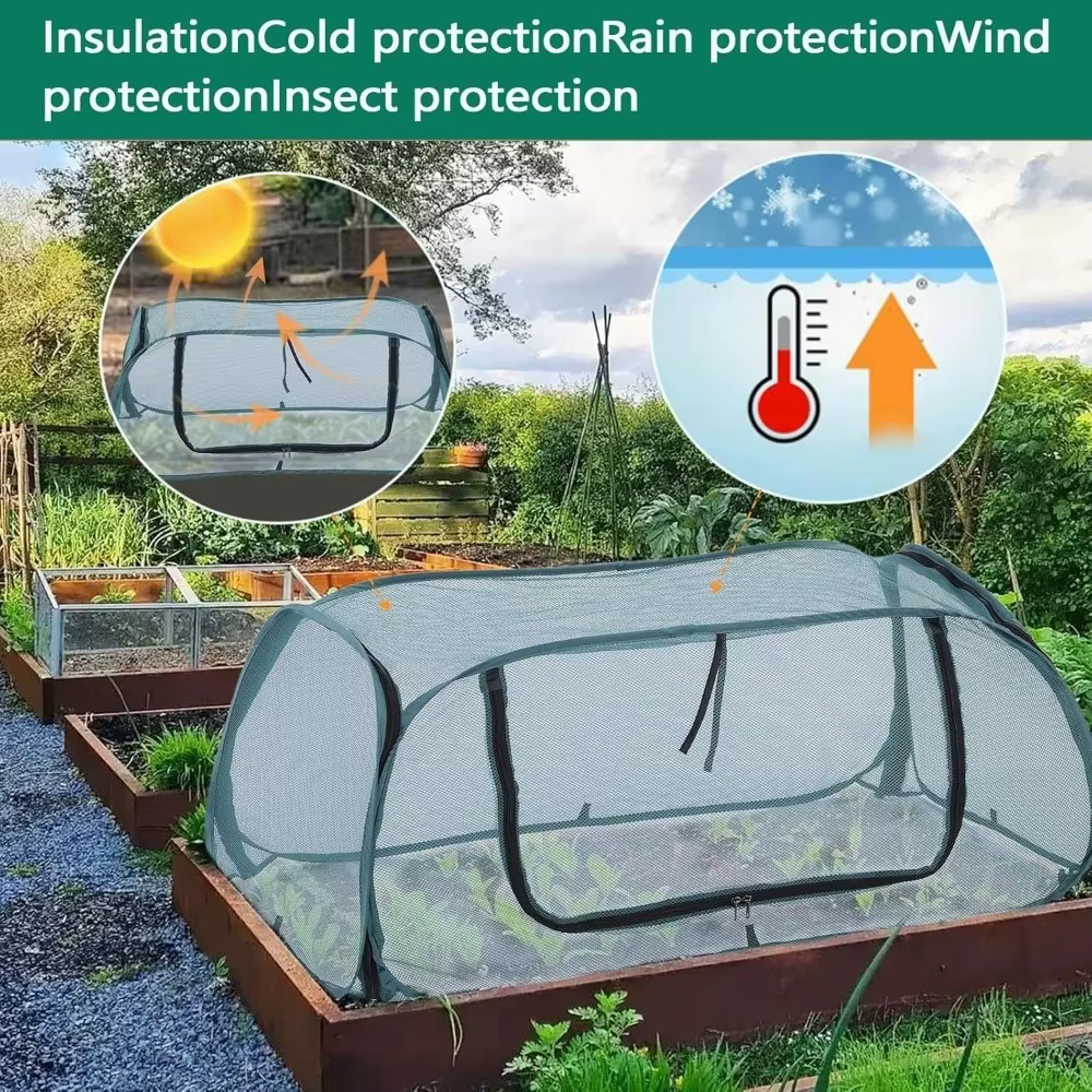 Couverture de protection pour plantes en PVC transparent