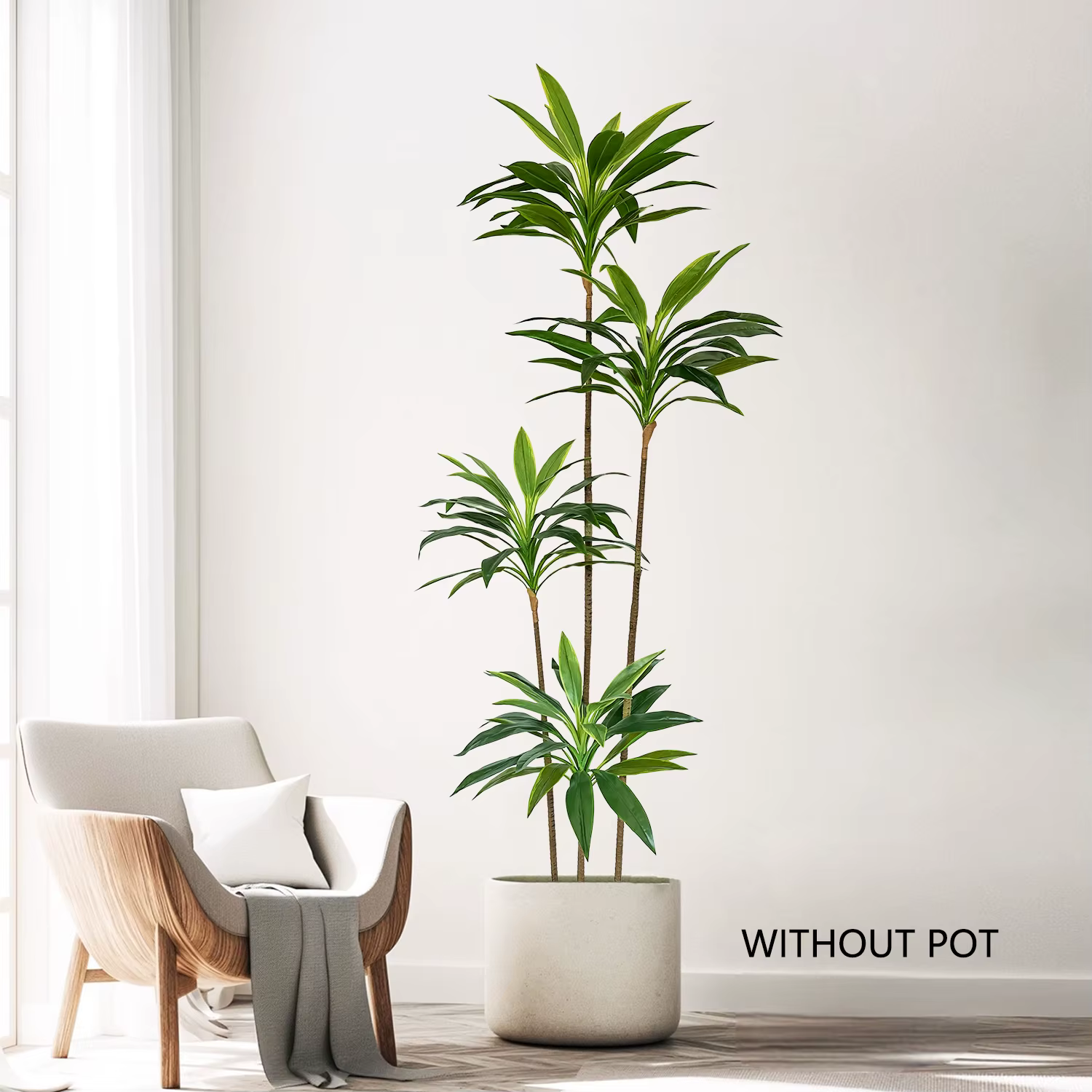 Plante artificielle en bambou pour aménagement paysager