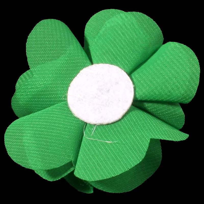 Lot de 10 fleurs en mousseline de soie pour nouveau-né